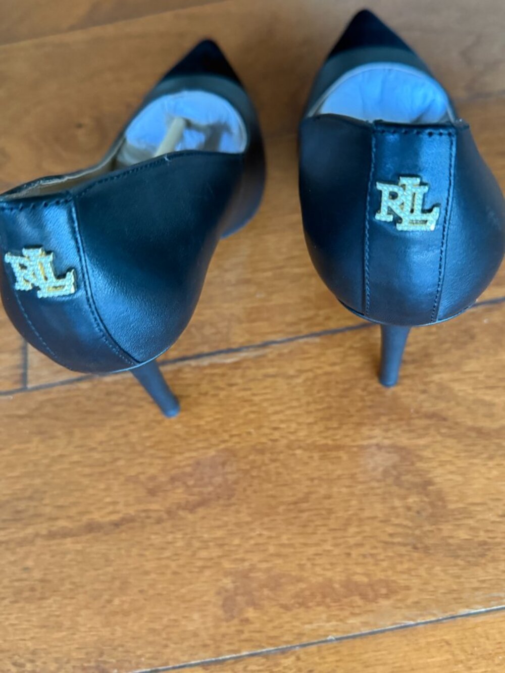 Lauren Ralph Lauren Lindella Black/Black 7 B (M - Picture 4 of 7